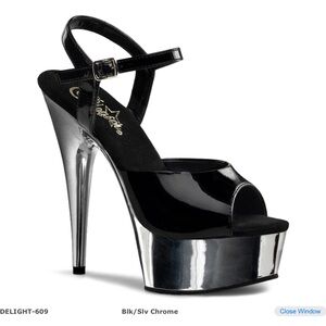 Pleaser Delight-609- NEW IN BOX! LAST PAIR-5!